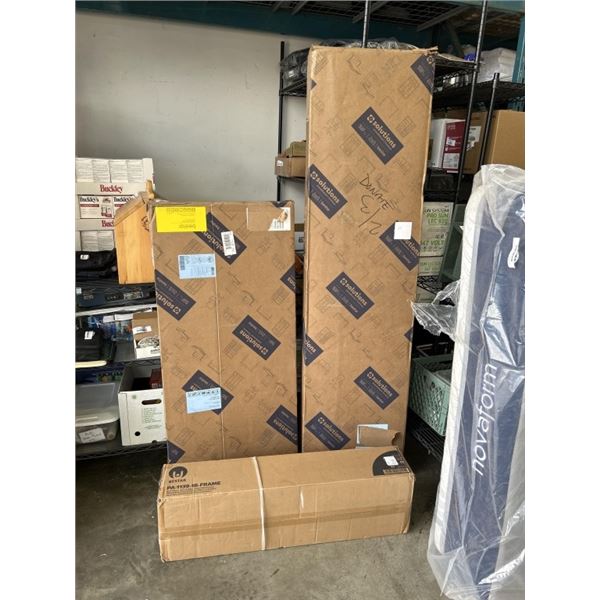 NEW BESTAR ELECTRIC ADJUSTABLE TABLE, 3 BOX LOT