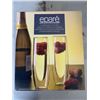 Image 2 : BRAND NEW SET OF 4 DUAL WALL INSULATED CHAMPAGNE FLUTES, 5OZ, DISHWASHER SAFE