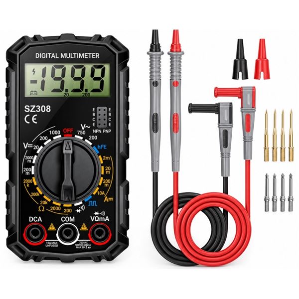 NEW 2026 ELECTRICAL MULTIMETER AND TEST LEADS SET