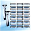 Image 1 : NEW 32PC 6 LAYER SHAVING RAZOR SET INCLUDES 2 HANDLES