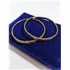 Image 1 : PAIR OF GOLD PLATED GRAZELAND CHINA BANGLES, BOTH MARKED