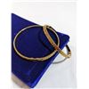 Image 2 : PAIR OF GOLD PLATED GRAZELAND CHINA BANGLES, BOTH MARKED