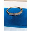 Image 1 : HINGED GOLD TONE W/ CZ STONES BANGLE