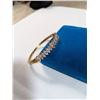 Image 2 : HINGED GOLD TONE W/ CZ STONES BANGLE
