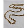 Image 3 : EXTRA LENGTH GOLD PLATED LINKS CHAIN, JUST LIKE NEW, 41" INCHES, NO CLASP