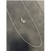 Image 2 : 925 STERLING SILVER NECKLACE W/ PENDANT