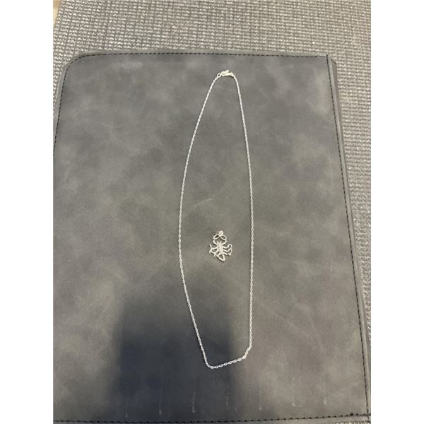 925 STERLING SILVER NECKLACE W/ PENDANT