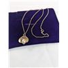 Image 1 : 925 ITALY STERLING SILVER CHAIN W/ GENUINE PEARL PENDANT NECKLACE