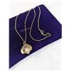 Image 2 : 925 ITALY STERLING SILVER CHAIN W/ GENUINE PEARL PENDANT NECKLACE