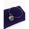 Image 3 : 925 STERLING SILVER BANGLE, 'I LOVE YOU... TO THE MOON & BACK'