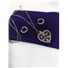 Image 3 : STAINLESS STEEL LAWYER PENDANT W/ CHAIN NECKLACE + PAIR OF HOOP EARRINGS