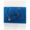 Image 1 : 925 ITALY STERING SILVER CHAIN W/ PENDANT NECKLACE