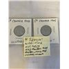 Image 3 : 4 SPECIAL WAR TIME NICKELS, 1942 TOMBAC, 1943 VICTORY TOMBAC, 1944, 1945 VICTORY