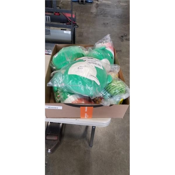FOUR 10" MARITZA SQUISHMALLOWS AND TWO POKEMON PLUSHIES