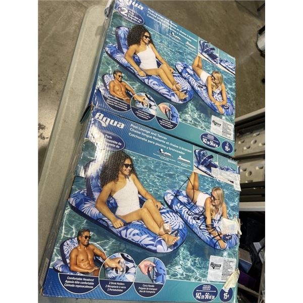 2  2 PACK POOL LOUNGERS