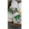 Image 3 : 4 NEW PACKS POWER FIST (12 PAIRS PER PACK) LARGE COTTON LINER GLOVES, AND NEW LARGE WATSON GLOVES