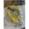 Image 1 : APPROX 100 FOOT YELLOW HEAVY DUTY EXTENSION CORD. 12AWG/3C