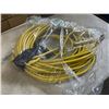 Image 3 : APPROX 100 FOOT YELLOW HEAVY DUTY EXTENSION CORD. 12AWG/3C