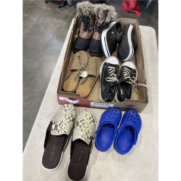 TRAY OF NEW SHOES