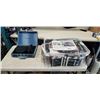 Image 1 : ASSORTED DVD'S AND CD'S, AND CROSLEY PORTABLE RECORD PLAYER