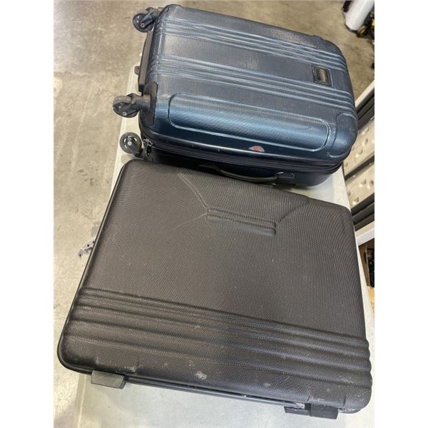 SAMSONITE LUGGAGE CASE AND CORONA BRIEFCASE