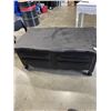 Image 7 : LARGE COFFE TABLE WITH TOP OPENING STORAGE TRUNK WITH 2 DRAWERS. 52" WIDE