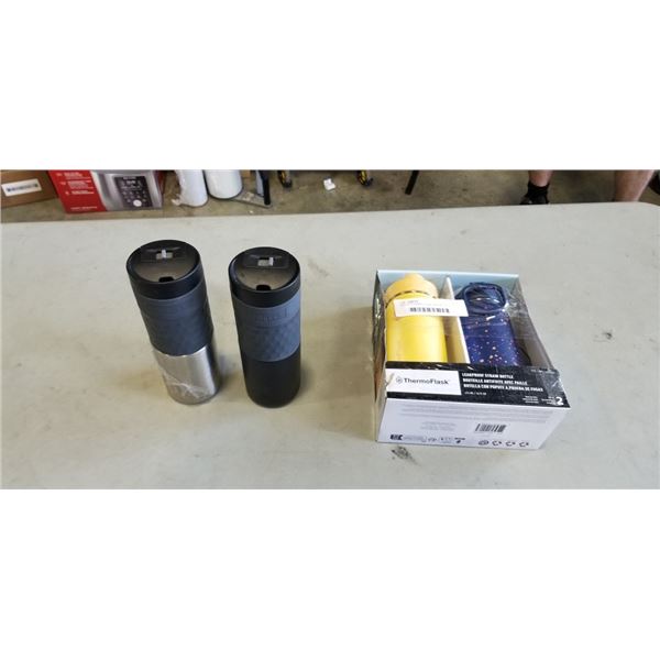 SET OF 2 THERMOFLASK AND SET OF 2 KAMBUKKA WATER BOTTLES
