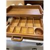 Image 2 : HANDCRAFTED TEAK WOOD CASH BOX