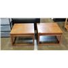 Image 1 : PAIR OF VINTAGE SQAURE ENDTABLES