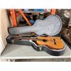 Image 1 : CONN MADE IN JAPAN ACCOUSTIC GUITAR IN HARD CASE, DAMAGE TO BRIDGE