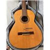 Image 4 : CONN MADE IN JAPAN ACCOUSTIC GUITAR IN HARD CASE, DAMAGE TO BRIDGE