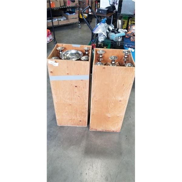 SET OF 2 CANDELABRAS