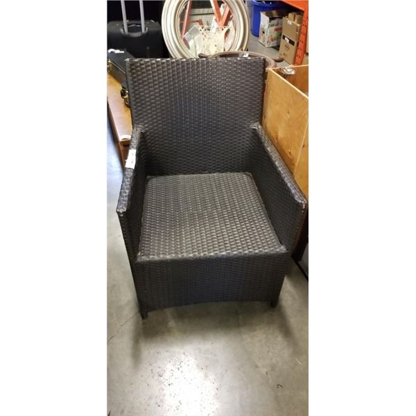 RATTAN OUTDOOR ARMCHAIR