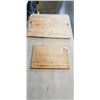 Image 1 : 2 WOODEN CUTTING BOARDS