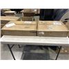 Image 1 : 2 VIVO BLACK 20" X 15" SWIVEL COUCH DESKS