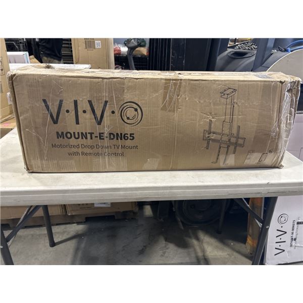 VIVO MOTORIZED DROP DOWN TV MOUNT WITH REMOTE CONTROL