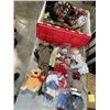 Image 1 : TOTE OF COLLECTIBLE DOLLS AND TY BEANI BABIES ETC