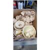 Image 2 : 2 BOXES OF ANTIQUE AND COLLECTIBLE CHINA