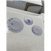Image 3 : 5 BOXES OF BERGVARV IKEA DINNER PLATES, BOWLS 12PC PER BOX