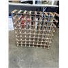 Image 1 : 64 WINE BOTTLE RACK