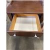 Image 3 : PINE END TABLE WITH DRAWER AND SIDE TABLE