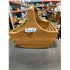 Image 3 : LARGE HANDMADE TEAK BASKET
