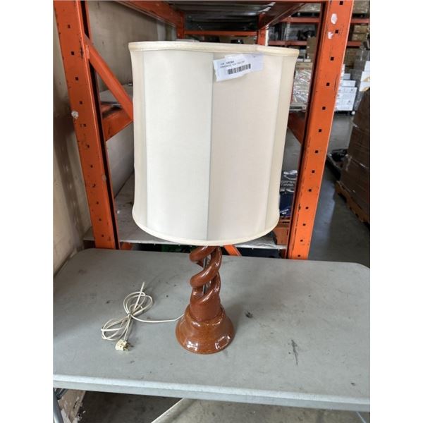 HANDMADE TEAK TABLE LAMP