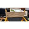 Image 4 : WOODEN DIRECTOR'S CHAIR WITH TAN CANVAS SEAT & BACKREST
