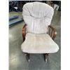 Image 1 : WOODEN GLIDER ROCKING CHAIR