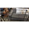 Image 2 : BLACK WIRE ADJUSTABLE SHELVING UNIT  18 X 48 INCH 44 INCH TALL