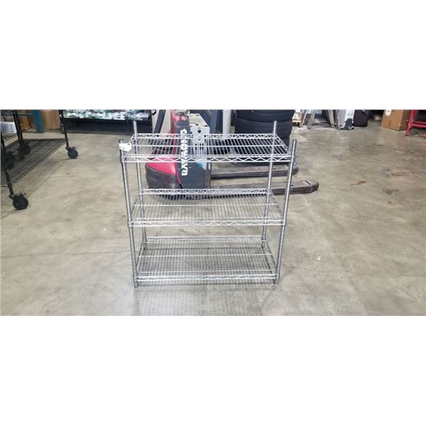 3 FOOT 3 SHELF METAL RACKING
