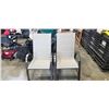 Image 1 : 2 STACKING PATIO CHAIRS