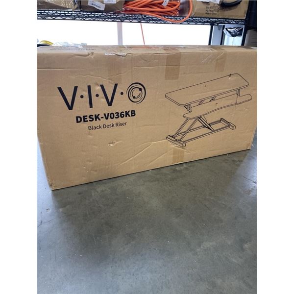 VIVO BLACK DESK RISER