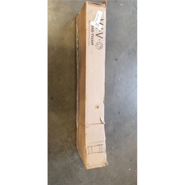 VIVO BLACK HEAVY DUTY TV FLOOR STAND